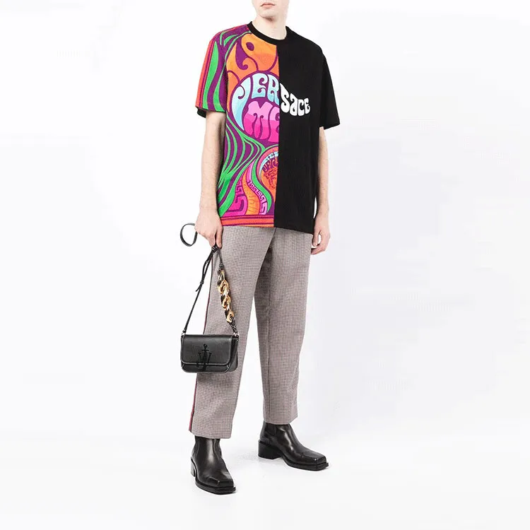 VERSACE T Shirts Men Black-1