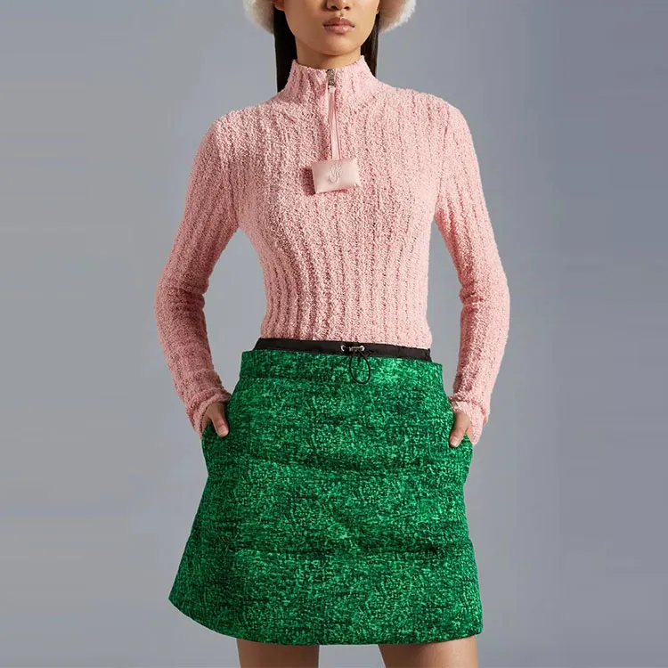 Moncler X Jw Anderson Cotton Boucle Jumper Baby Pink-1