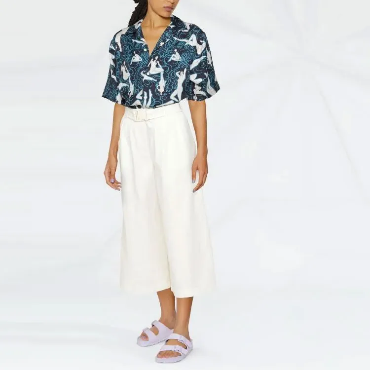 Moncler Belted Cropped Trousers-1