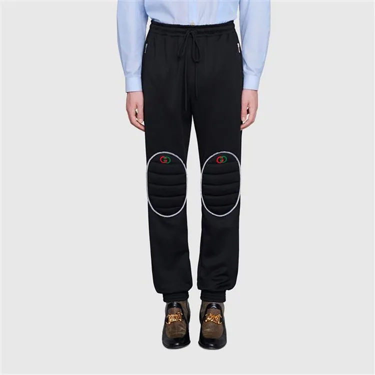 GUCCI Knitted Sports Pants Men's Black-1