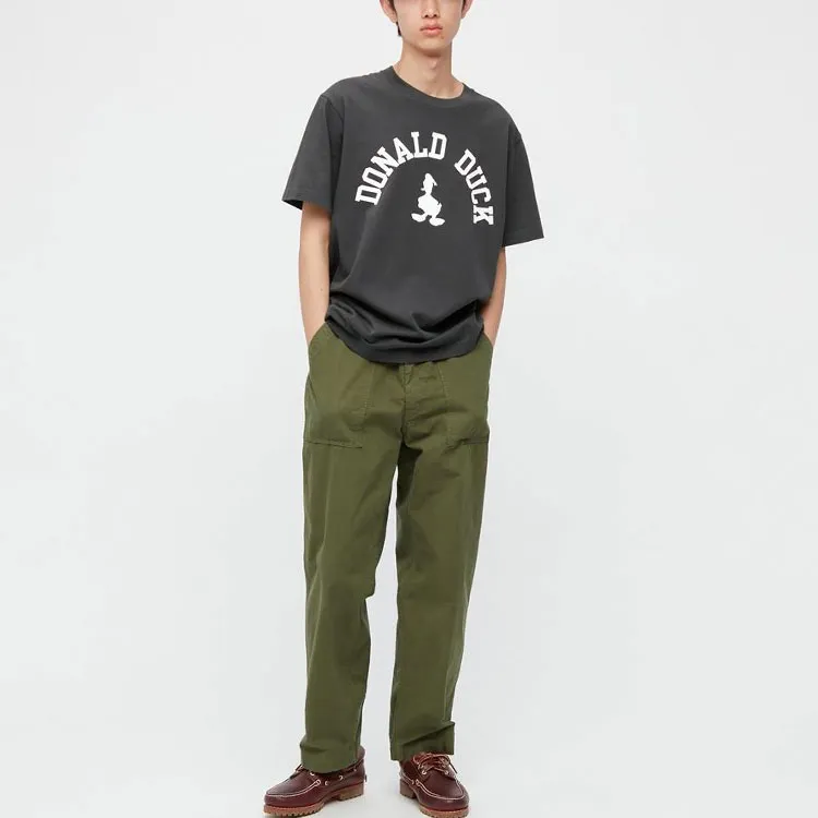 Disney X UNIQLO Disney Co-brand T-Shirts Unisex Dark Gray-1