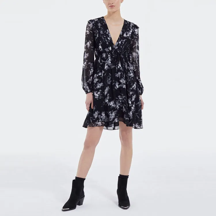 THE KOOPLES Long-Sleeved Dresses Women's Black-1