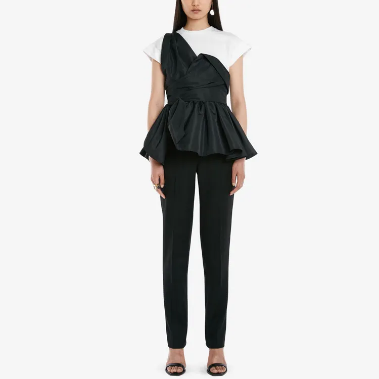 Alexander McQueen Layered Ruched T-Shirt-2