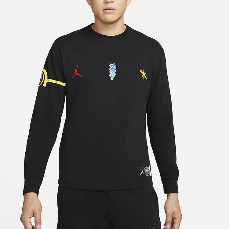 Jordan X Zion X Naruto L/S T Shirt Asia Sizing-2