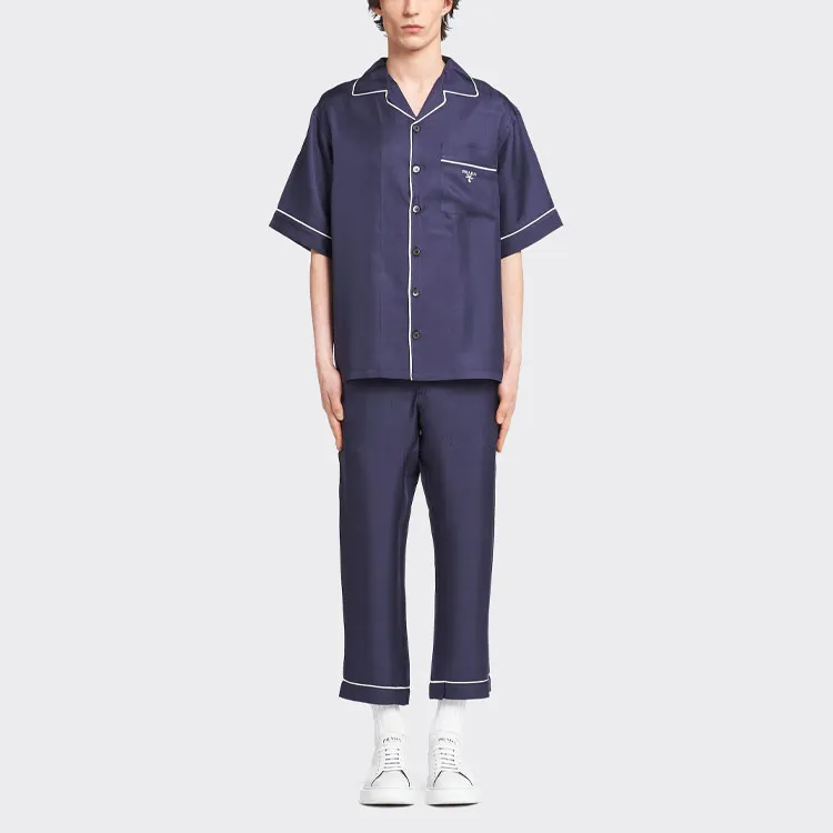 PRADA Shirts Men Blue-1