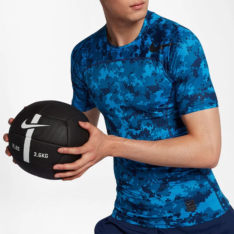Nike T Shirts Men Blue-1