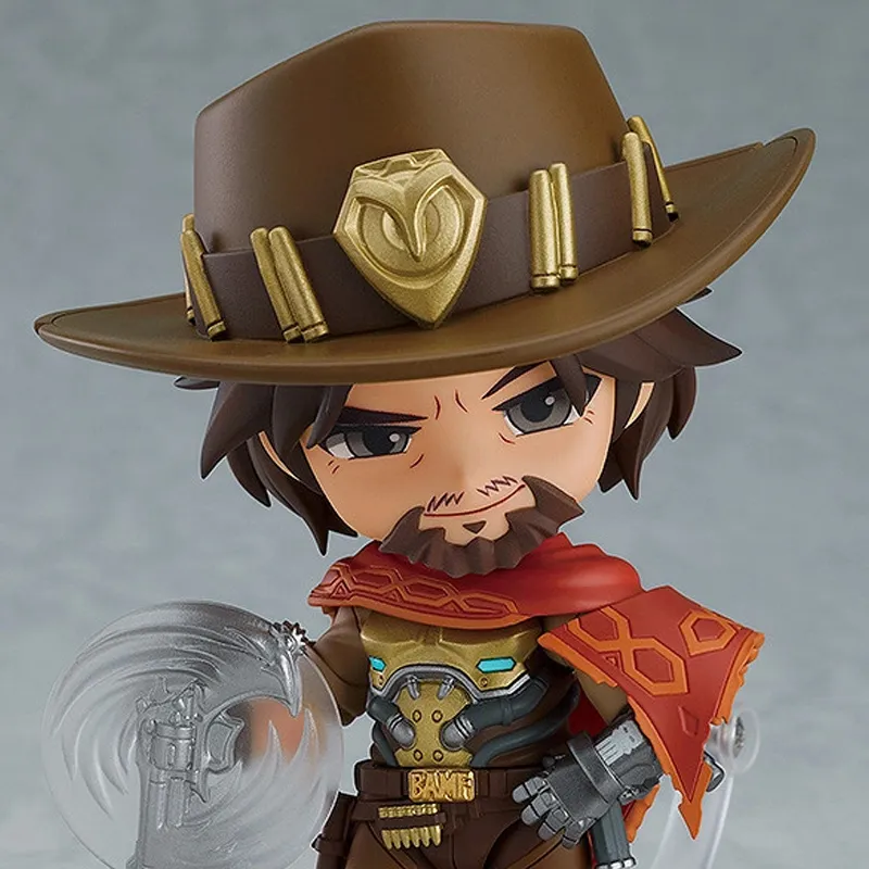 GSC Cassidy/McCree Nendoroid No. 1030 Overwatch McCree Classic Game Skin Chibi Figures 10cm-1