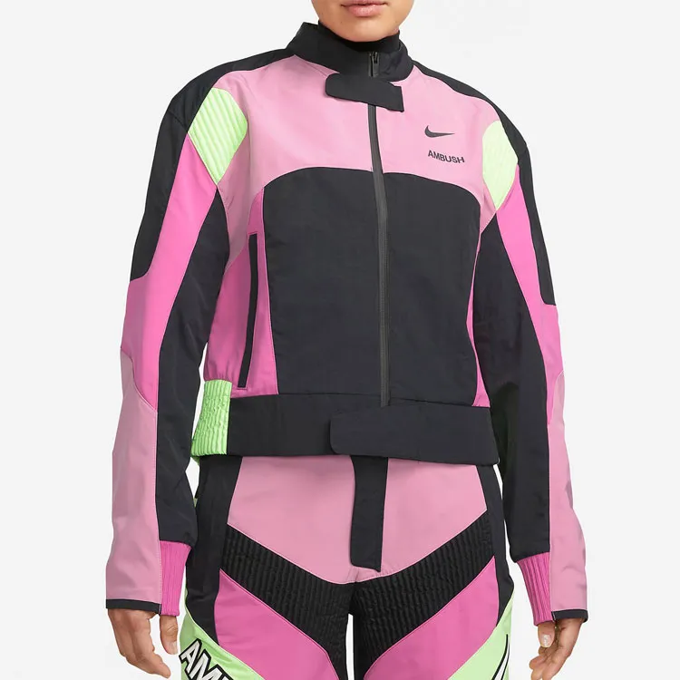 Nike X Ambush Moto Jacket Asia Sizing Active Fuchsia/Magic Flamingo/Black-3