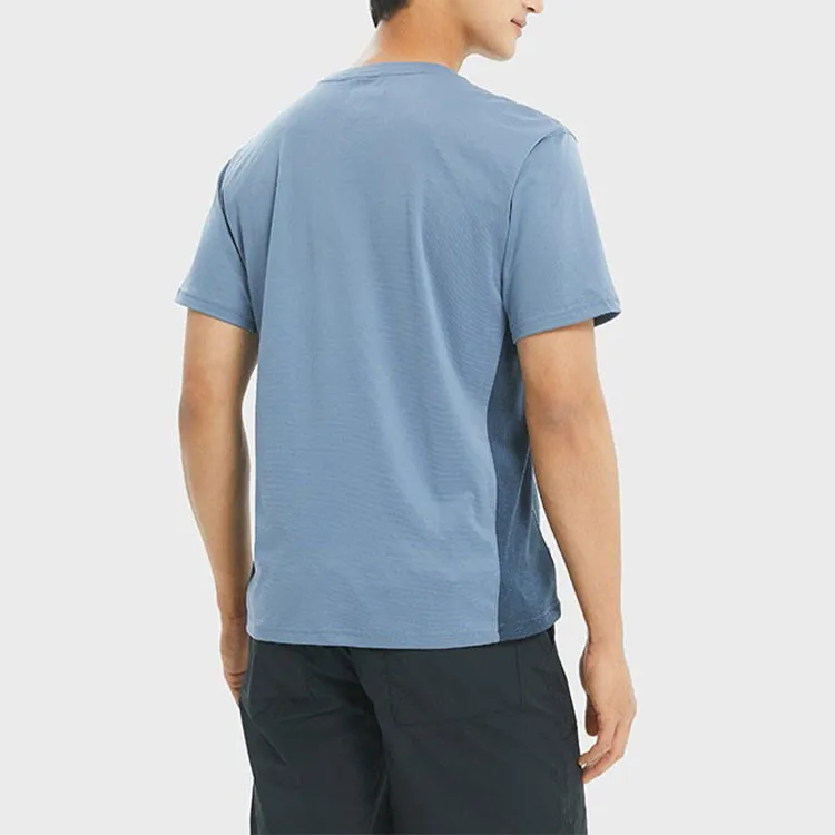 Columbia Drop Shoulder Sleeve T-Shirt Men's Blue-3
