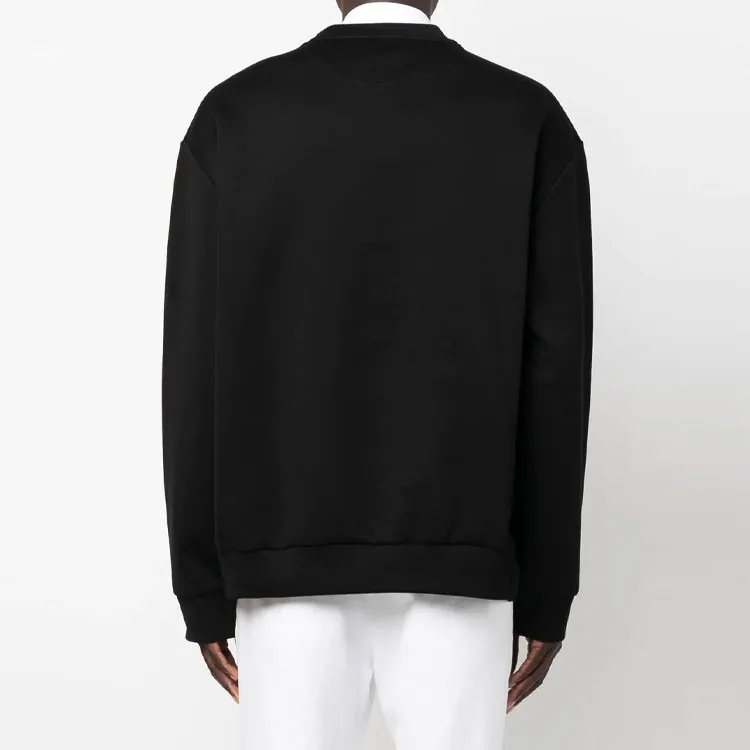 PRADA Triangle Logo Crewneck Sweatshirt-3