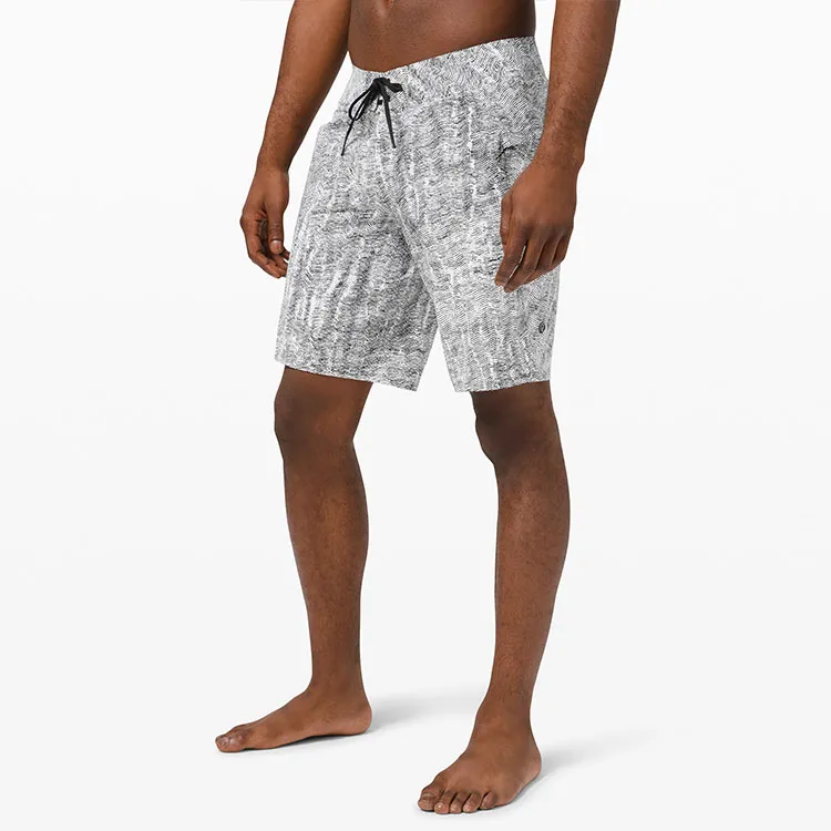 Lululemon Casual Shorts Men Gray White-1