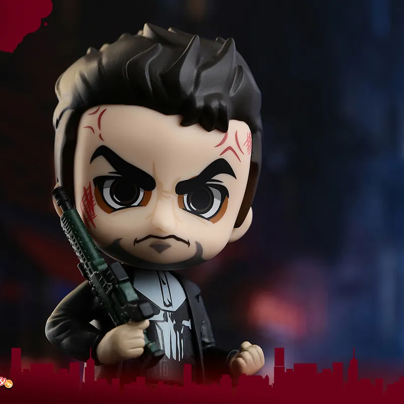 Hot Toys Cosb349 American TV Series Daredevil Punisher Chibi Figures 9.5cm-1