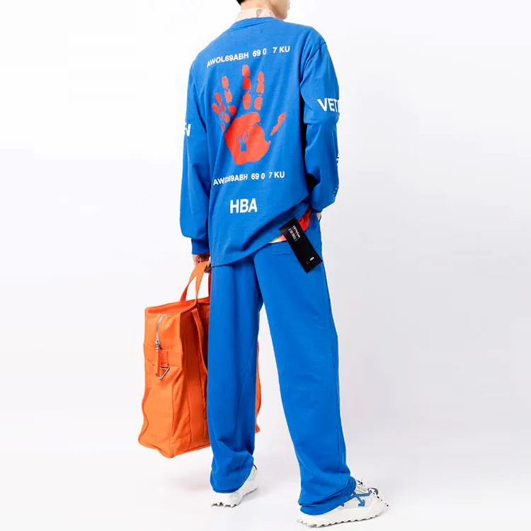 Hood By Air Sweatshirts Unisex Blue-4