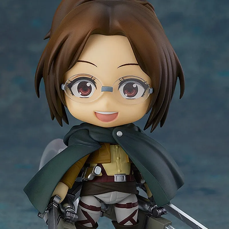GSC Nendoroid No.1123 Attack On Titan Hanji And Ymir Chibi Figures 10cm-1