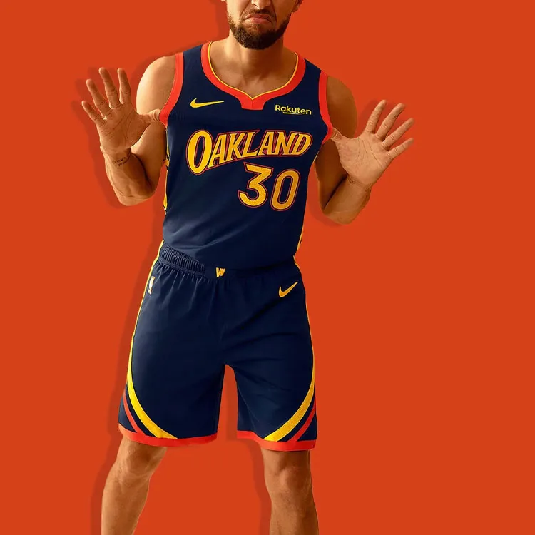 Nike Nba Golden State Warriors Oakland 2021/22 Stephen Curry City Edition Swingman Jersey-2