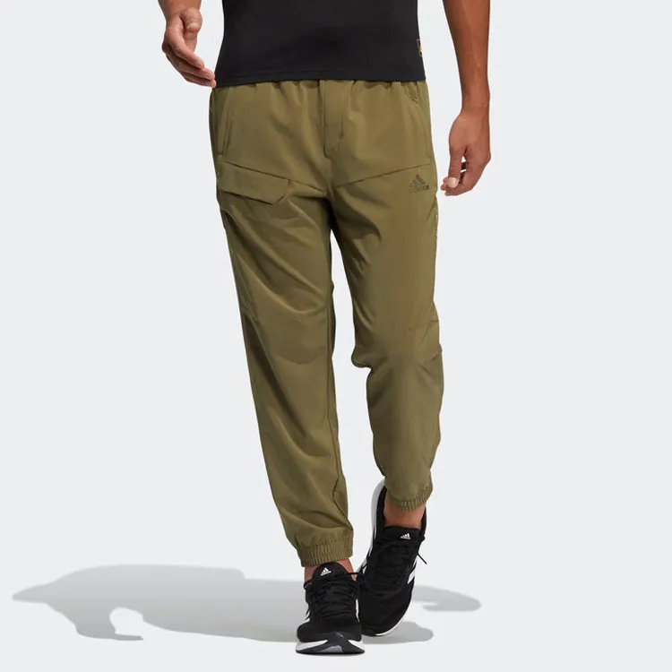 Adidas Casual Pants Men Green-2