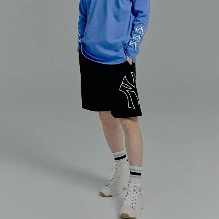 MLB New York Yankees Sports Shorts Unisex Black-3