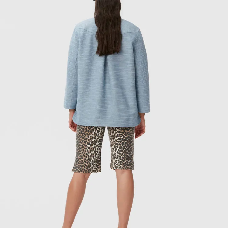 GANNI Jackets Women's Blue-4