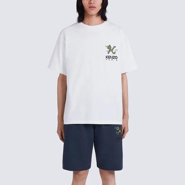 KENZO Crest Logo Oversize T Shirt-2
