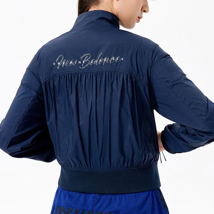 New Balance Jackets Women's Navy Blue-3