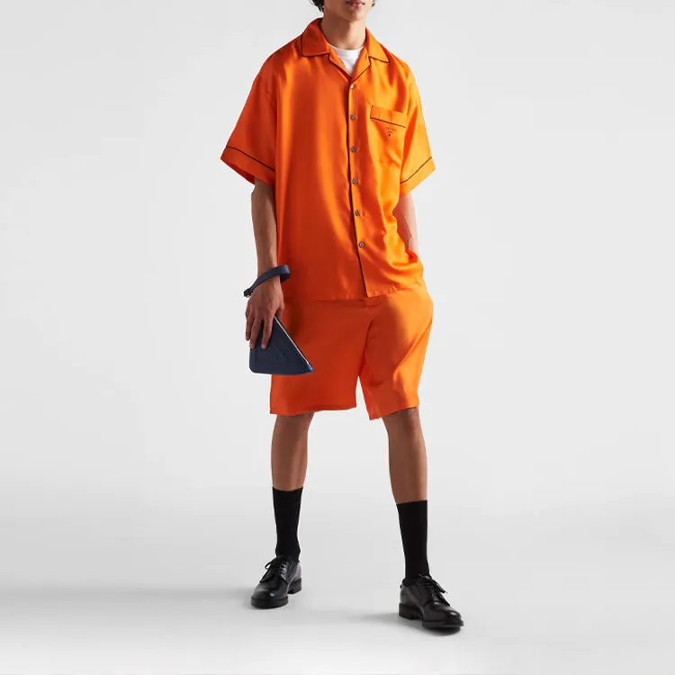 PRADA Casual Shorts Men Orange-1