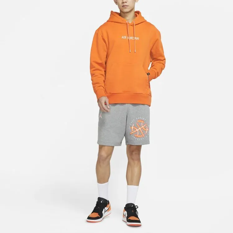 Jordan Air Sweatshirts Men Orange-3