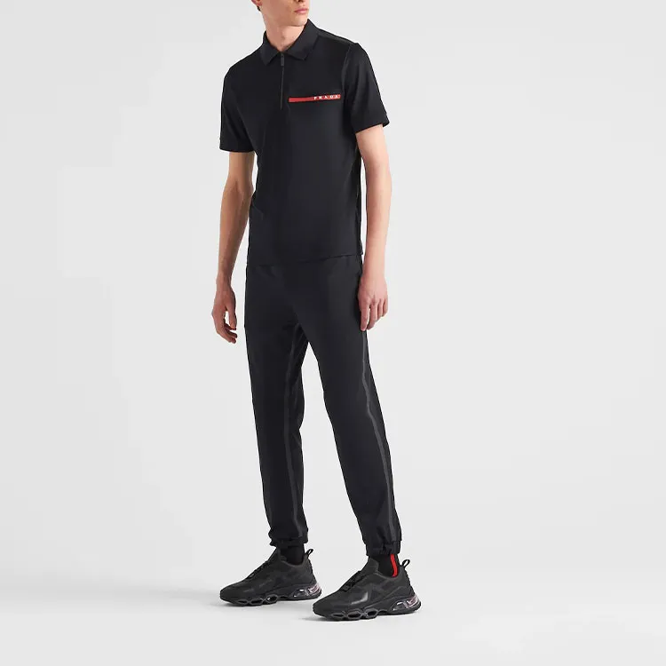 PRADA Knitted Sweatpants Men Black-2
