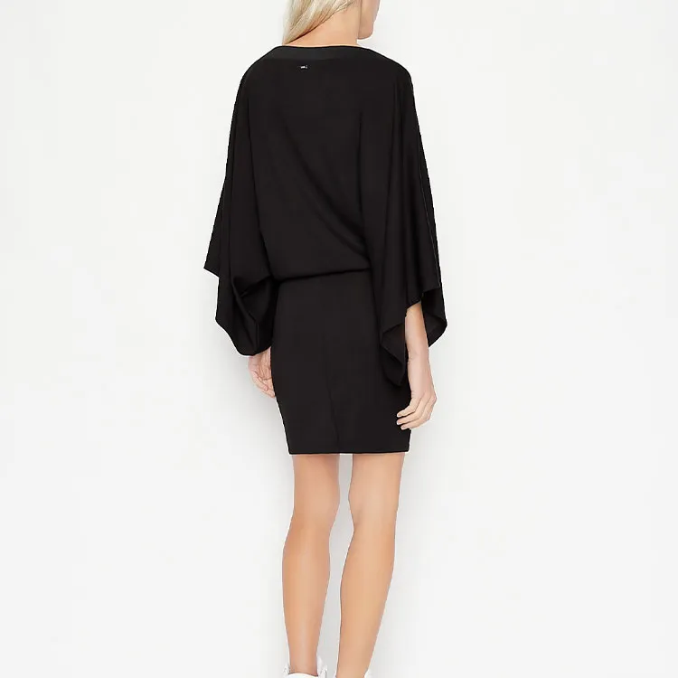 ARMANI EXCHANGE Long Sleeved Dresses Women's Black-2