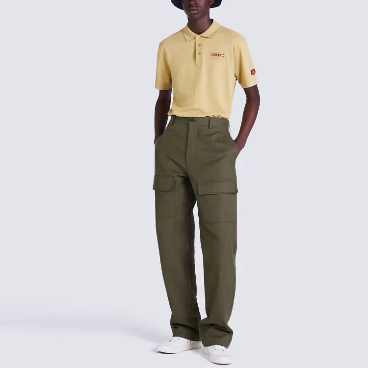 KENZO SS22 Polo Shirt Men's Earth Yellow-2