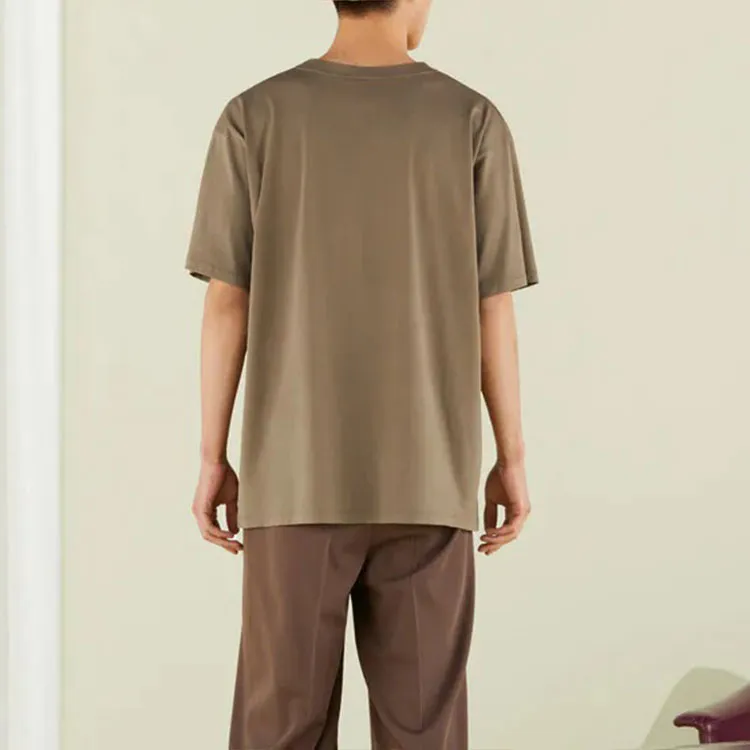 GUCCI T-Shirts Men Brown-3