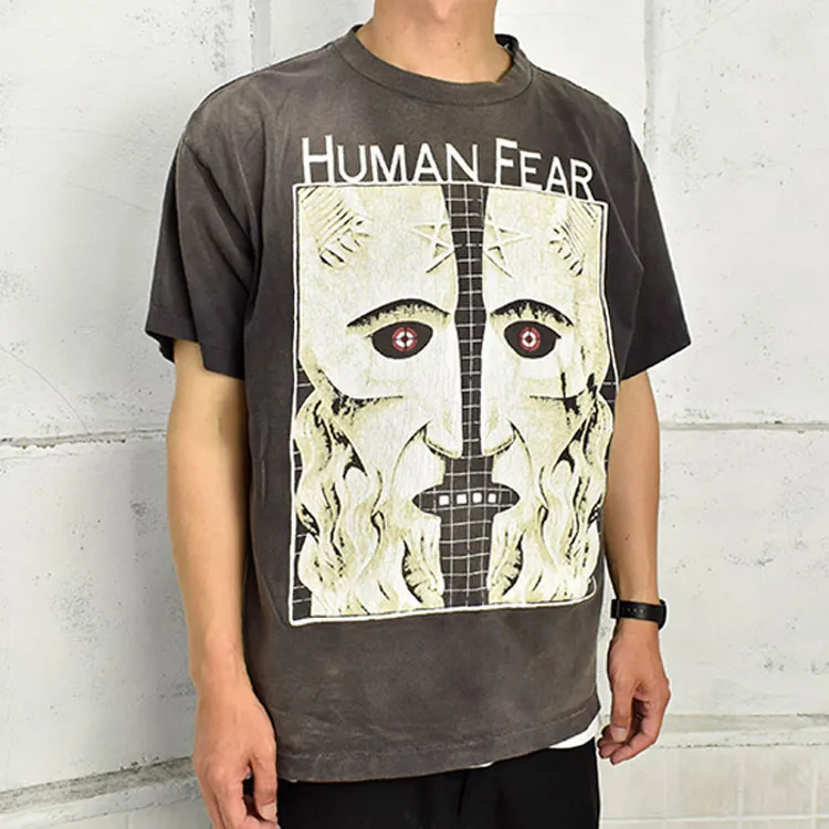 SAINT Mxxxxxx Human Fear T Shirt-2