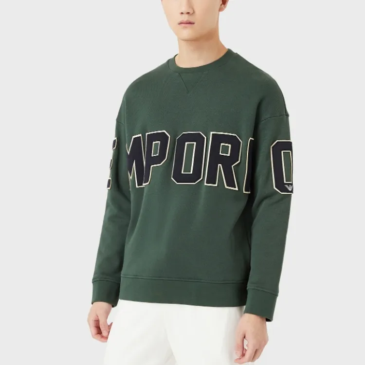EMPORIO ARMANI Sweatshirts Men Green-1