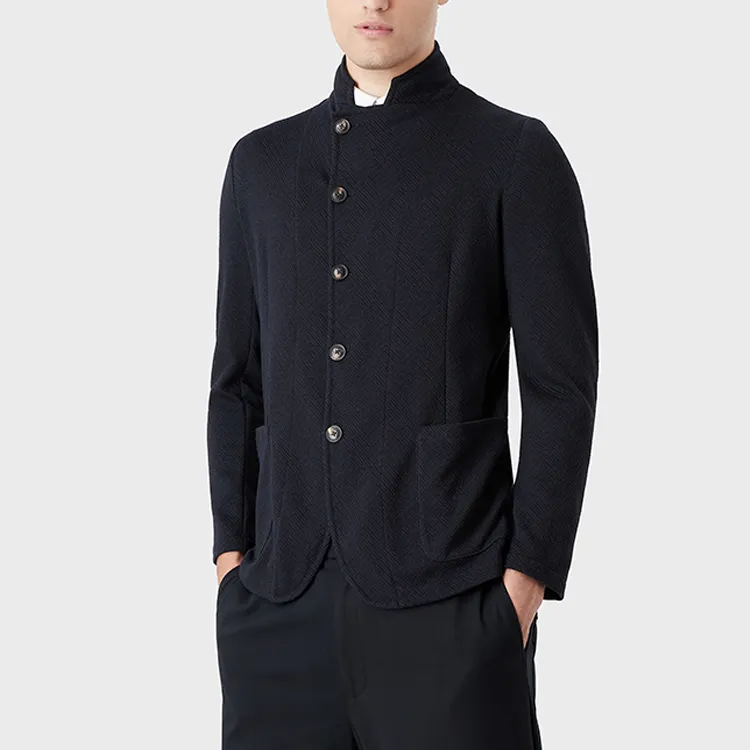 EMPORIO ARMANI Jackets Men Navy Blue-2