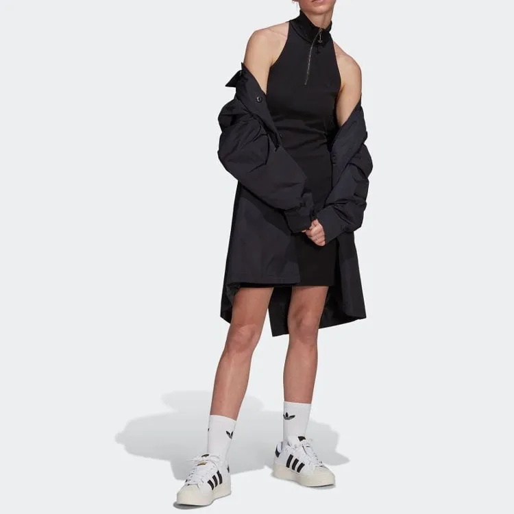 Adidas Sleeveless Dresses Women's Black-1