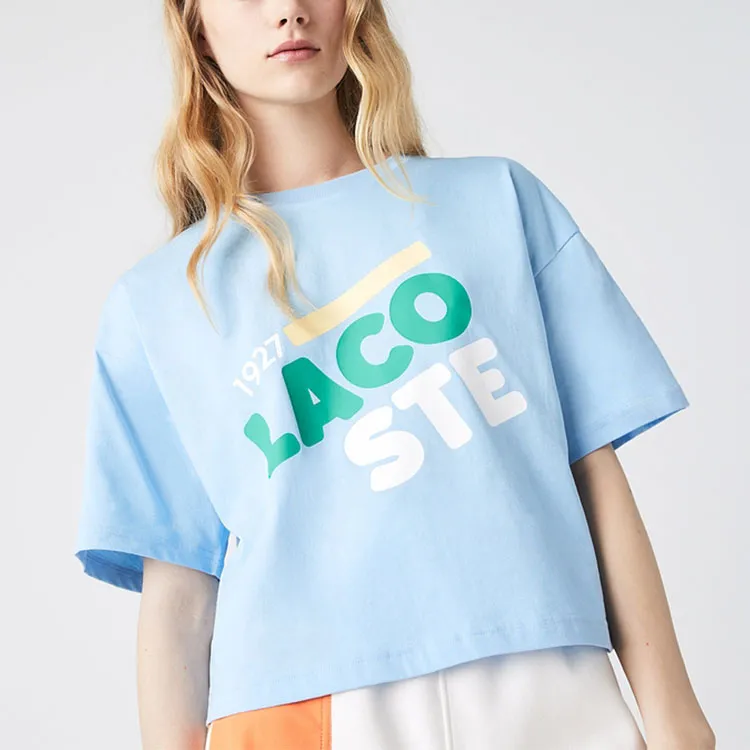 LACOSTE SS22 T Shirt Women's Blue-2