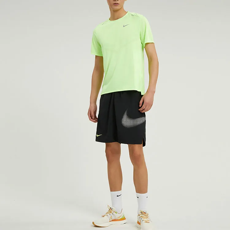 Nike T Shirts Men Green-2