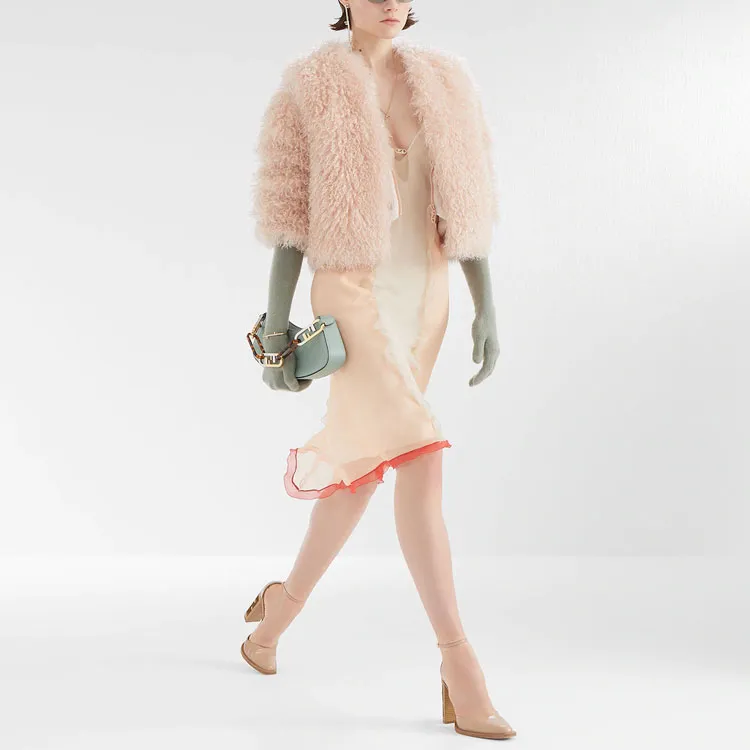 FENDI FW22 Jackets Coats Women's Pink-3