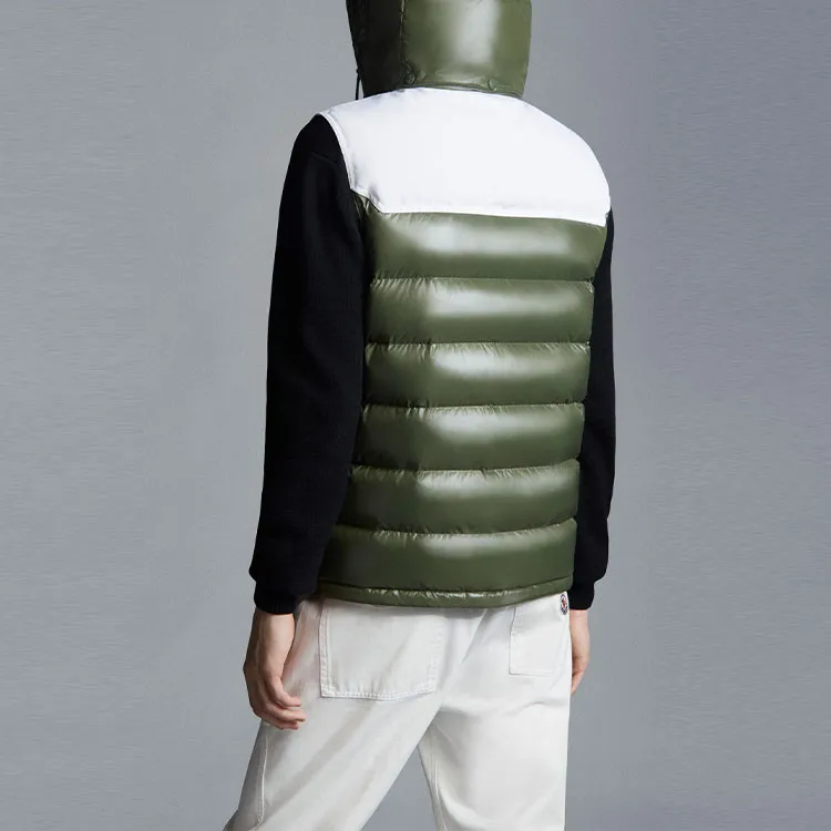 Moncler Vests Men Dark Green-3