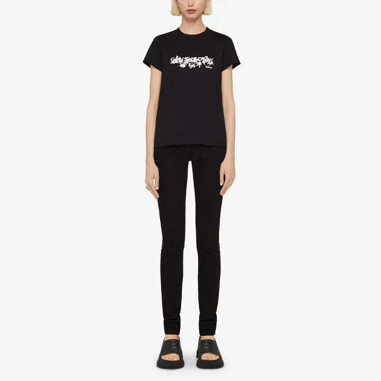 Disney X Givenchy X Disney 101 T Shirts Women's Black-3