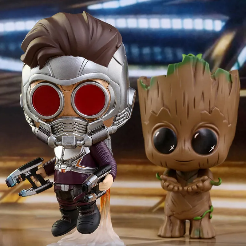 Hot Toys Star Knight Cosb361 Guardians Of The Galaxy 2 Groot 10cm/11cm Chibi Figures 10/11cm-1