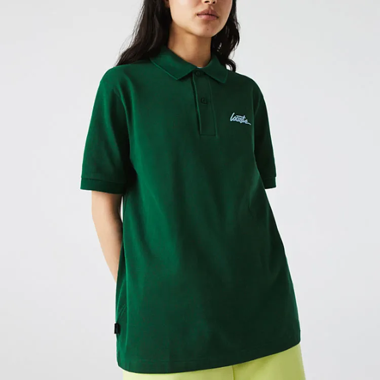 LACOSTE SS22 Polo Shirt Unisex Green-3