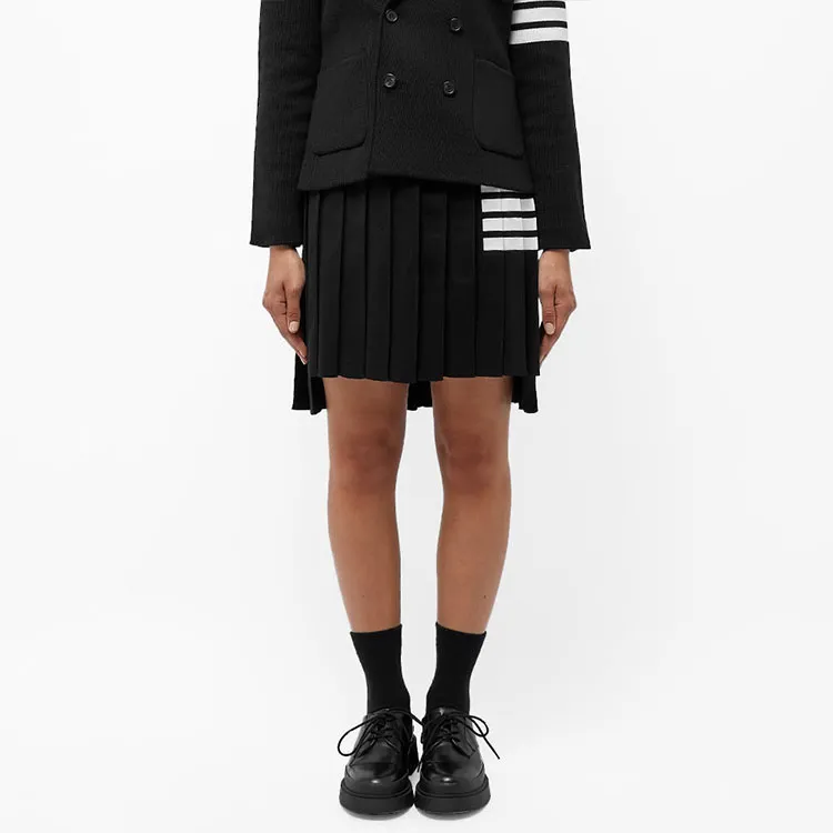 THOM BROWNE Casual Short Skirts Women's Black-2