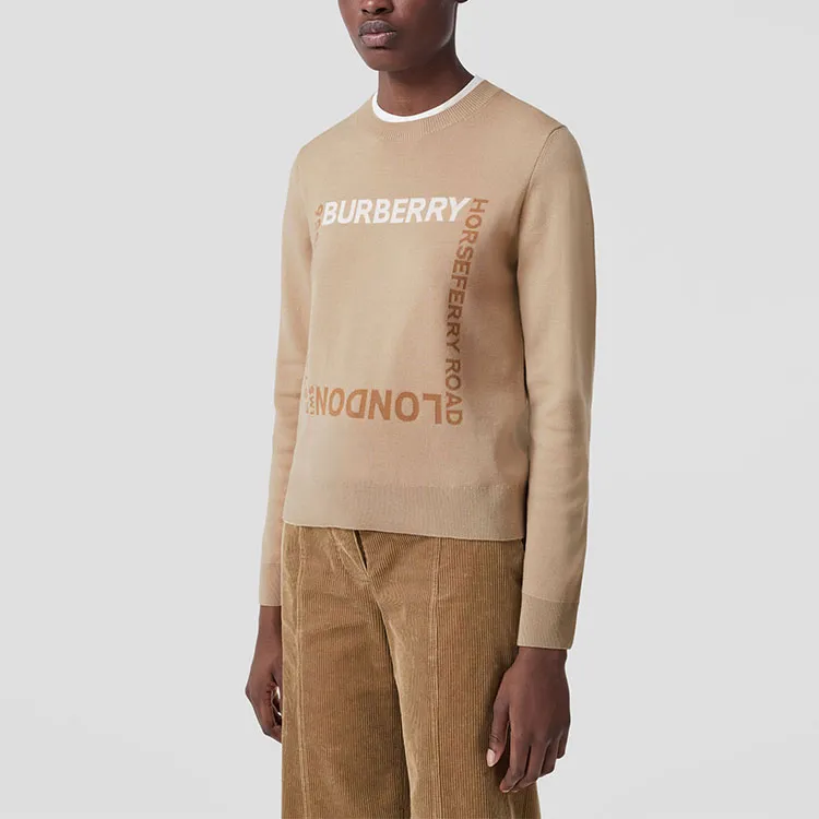 Burberry SS22 Knitwear Women's Soft Yellow Brown-9