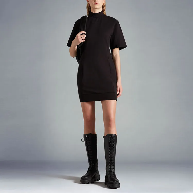 Moncler Spliced Logo print T shirt Dress-3