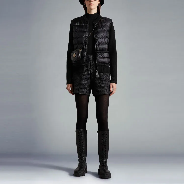 Moncler Casual Shorts Women's Black-1