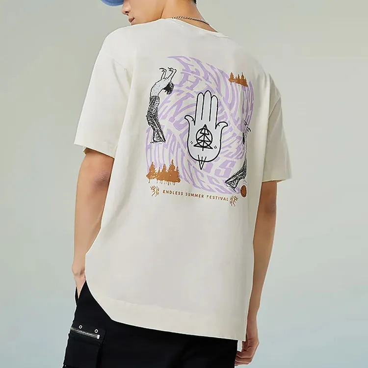 LiNing Summer Party T Shirts Unisex White-2