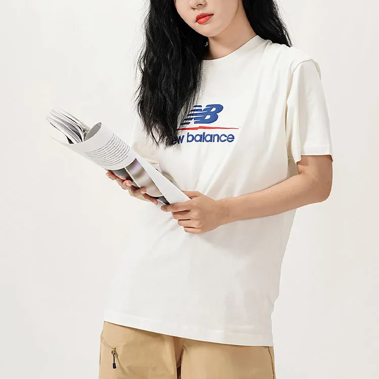 New Balance T Shirt Men's Ivory White-3