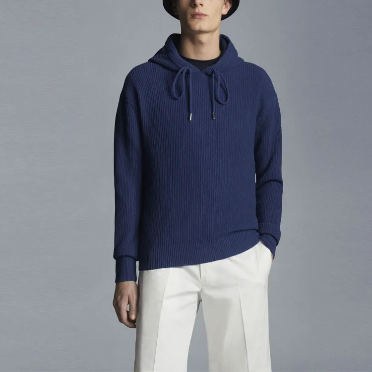 Moncler Wool And Cashmere Knit Hoodie-1