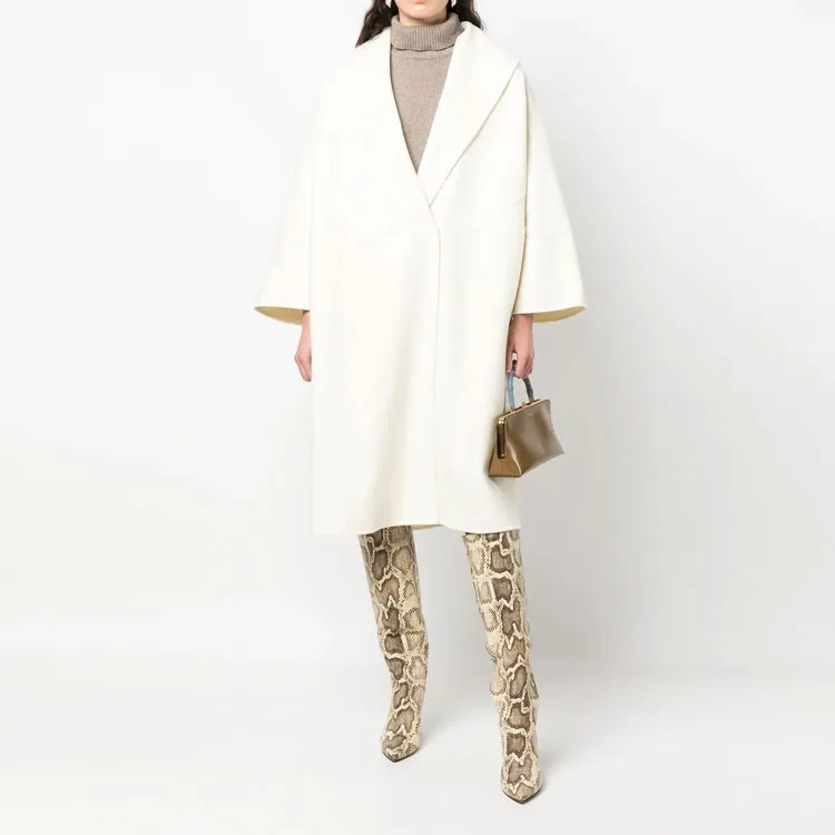 ALBERTA FERRETTI Coats Women's White-1