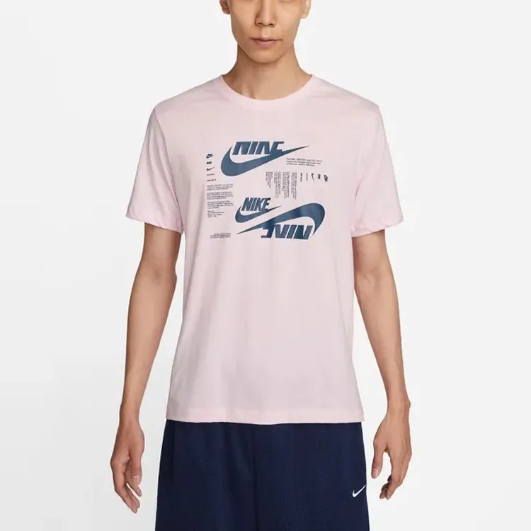 Nike T Shirts Men Foam Pink-2